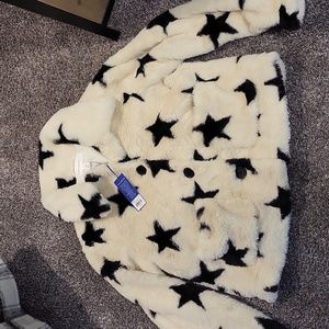 POP SUGAR faux fur coat